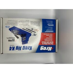 Kreg Jig K4 Pocket Hole System Woodworking Tool Kit Blue K4H New